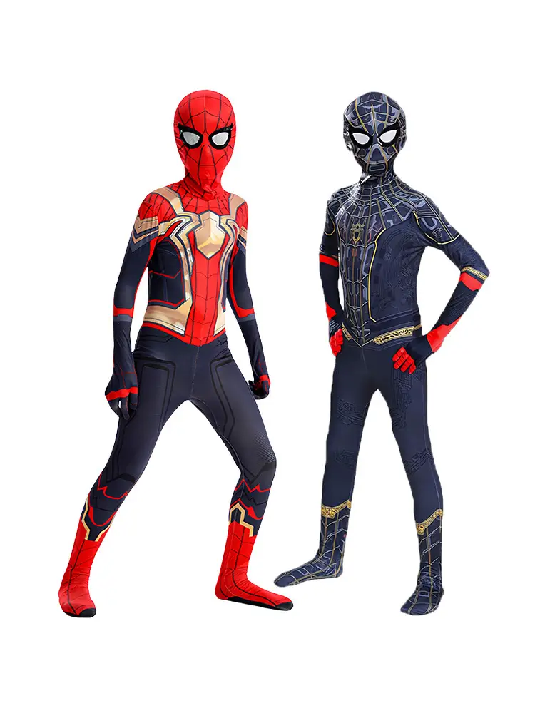 Hero return Spider-Man tights hero no return clothes hero expedition children jumpsuit Halloween cos