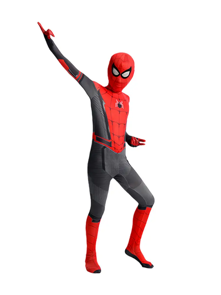 Hero return Spider-Man tights hero no return clothes hero expedition children jumpsuit Halloween cos