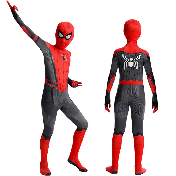 Hero return Spider-Man tights hero no return clothes hero expedition children jumpsuit Halloween cos — feature 4