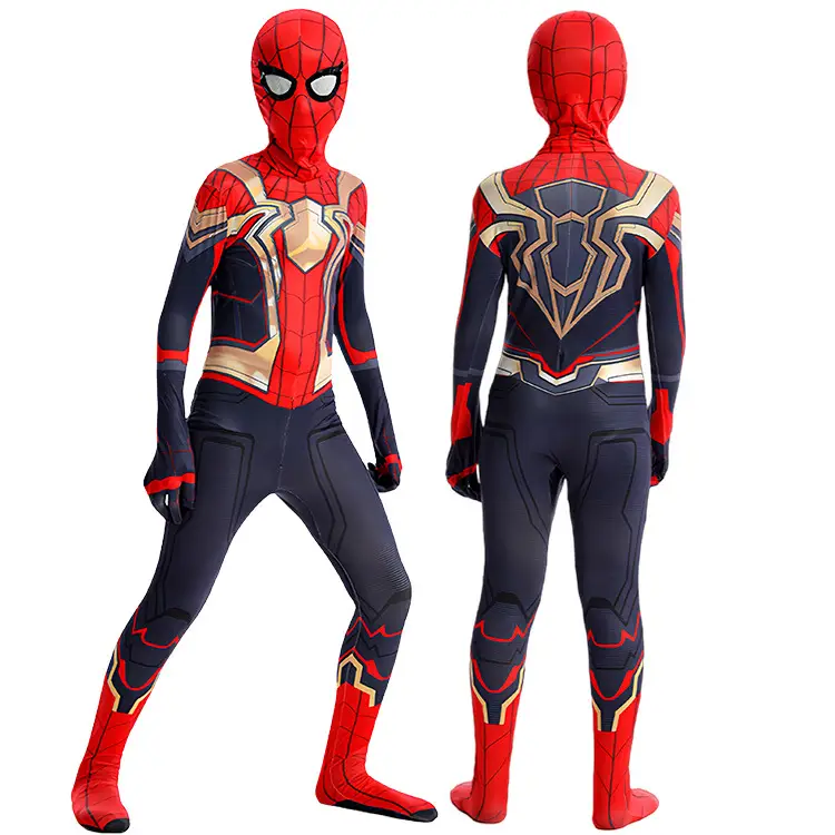 Hero return Spider-Man tights hero no return clothes hero expedition children jumpsuit Halloween cos — feature 6