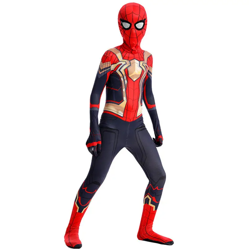 Hero return Spider-Man tights hero no return clothes hero expedition children jumpsuit Halloween cos