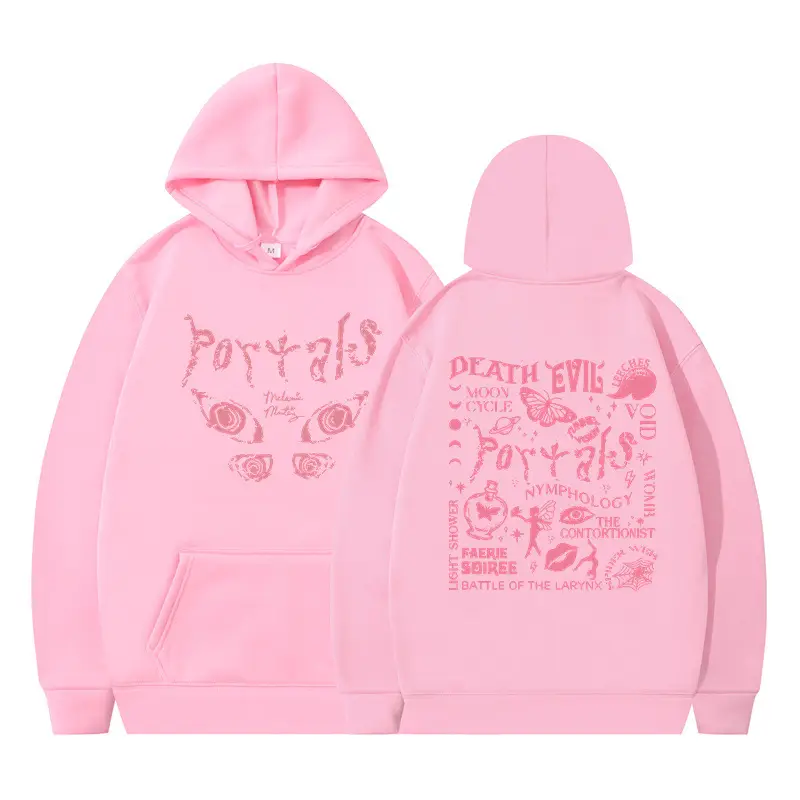 Lilac Fleece Hoodie with "Little Devil" Print - Image 12