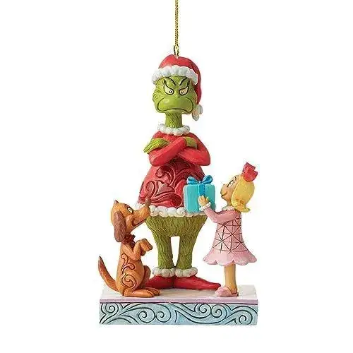 Acrylic Christmas Tree Decorations Green Monster Set — feature 2