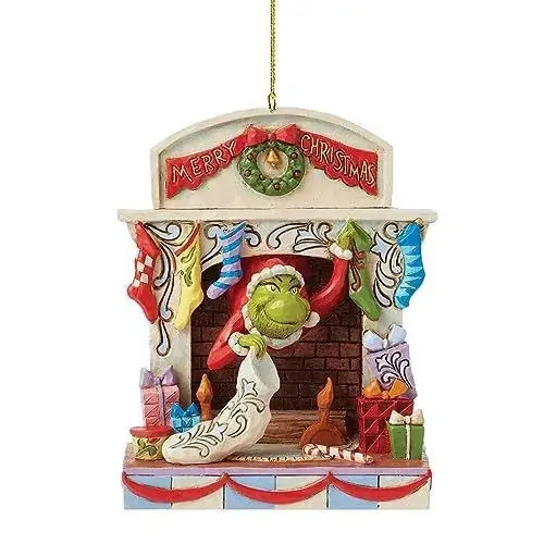 Acrylic Christmas Tree Decorations Green Monster Set — feature 4
