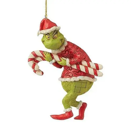 Acrylic Christmas Tree Decorations Green Monster Set
