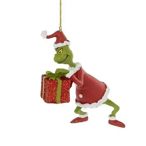 Acrylic Christmas Tree Decorations Green Monster Set