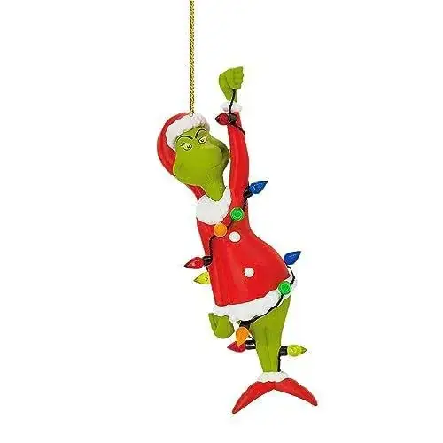 Acrylic Christmas Tree Decorations Green Monster Set
