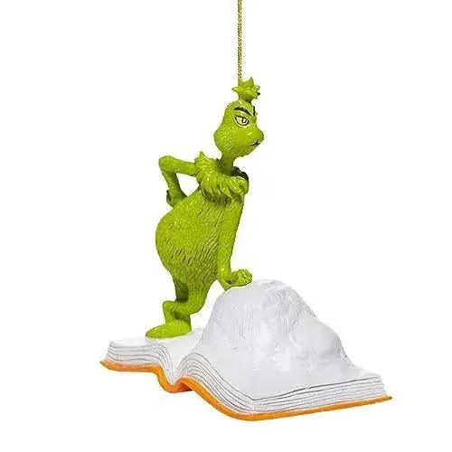 Acrylic Christmas Tree Decorations Green Monster Set