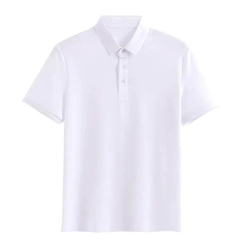 Men's Cotton Polo Shirt Solid Brown - Image 17