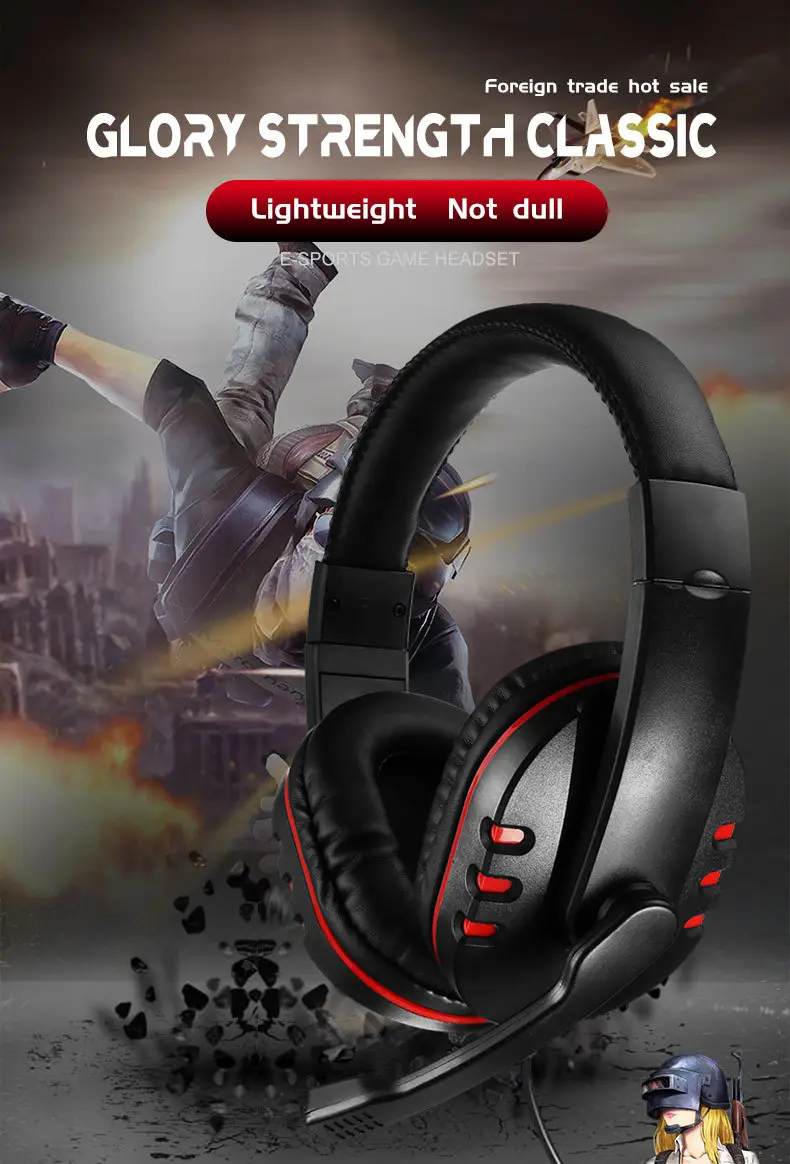 7260 Wired Headset Business Computer Teaching Game Office Wire Control Mute Static Wheat — feature 1