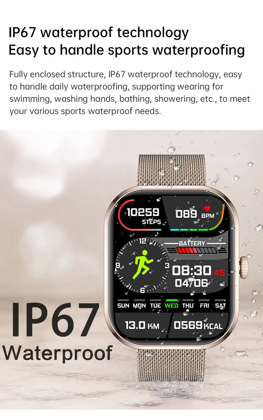 Explosions G21 Smart Watch with Large Screen & Bluetooth — feature 32