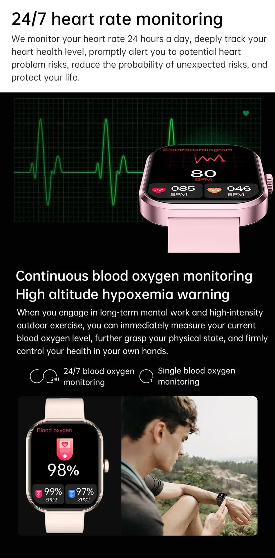 Explosions G21 Smart Watch with Large Screen & Bluetooth — feature 35