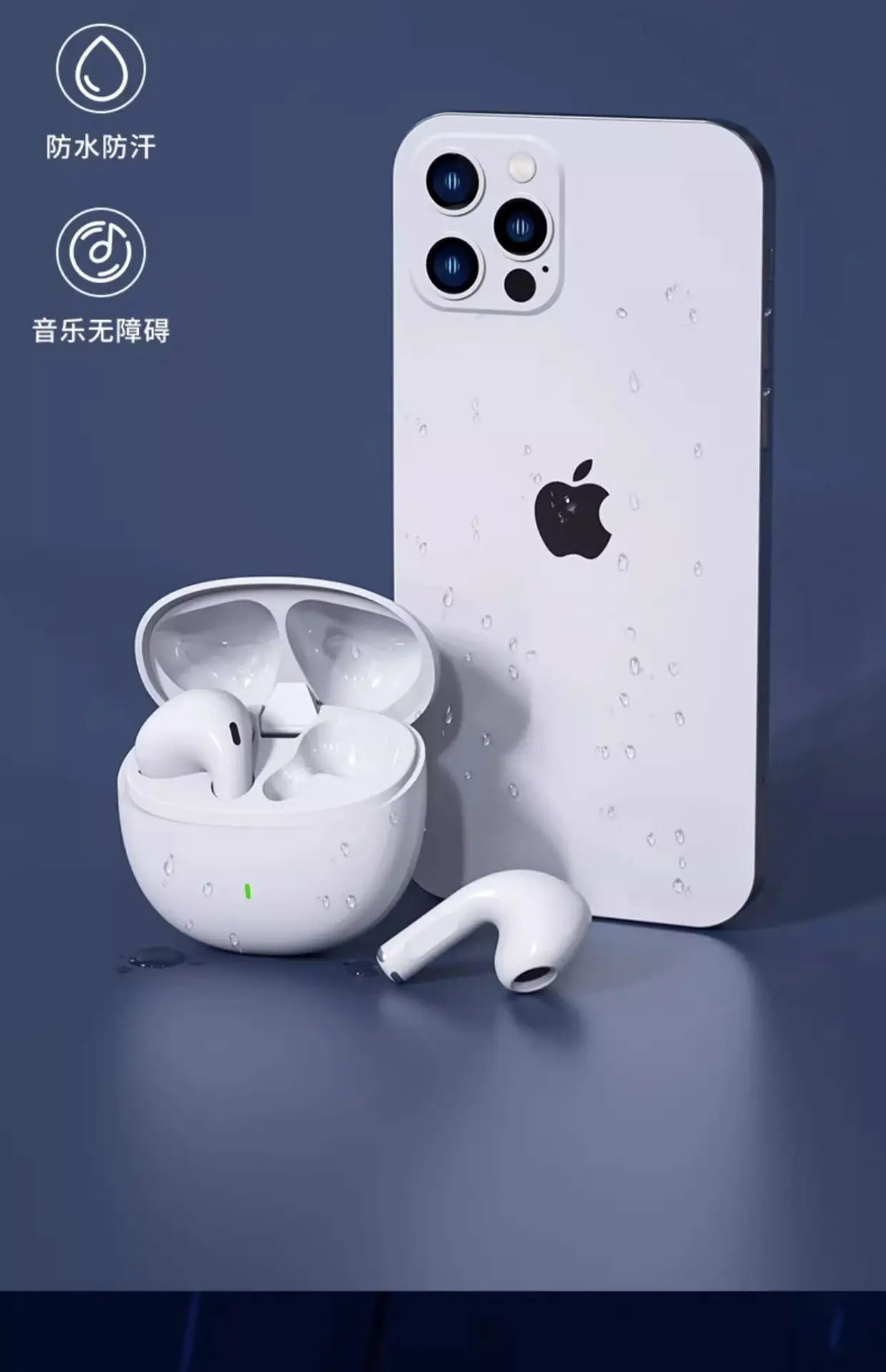 2024 New Bluetooth Headset Noise Reduction HiFi True Wireless Sports β feature 9