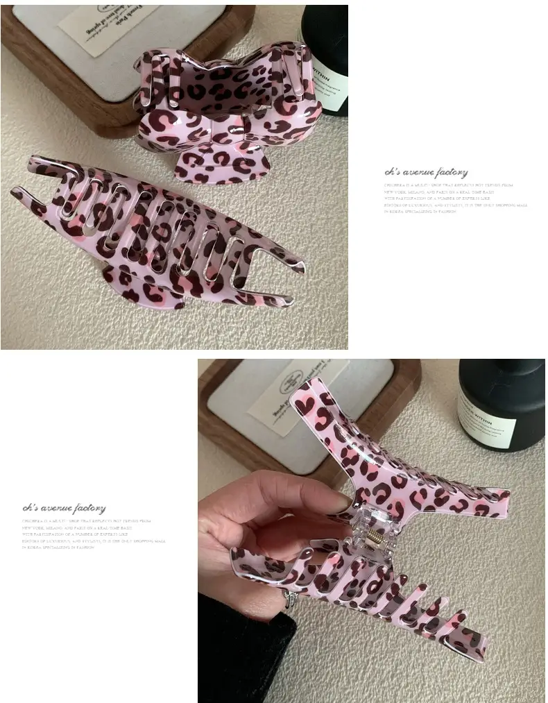 Pink Leopard Print Bow Grip Head Cover for Girls — feature 10