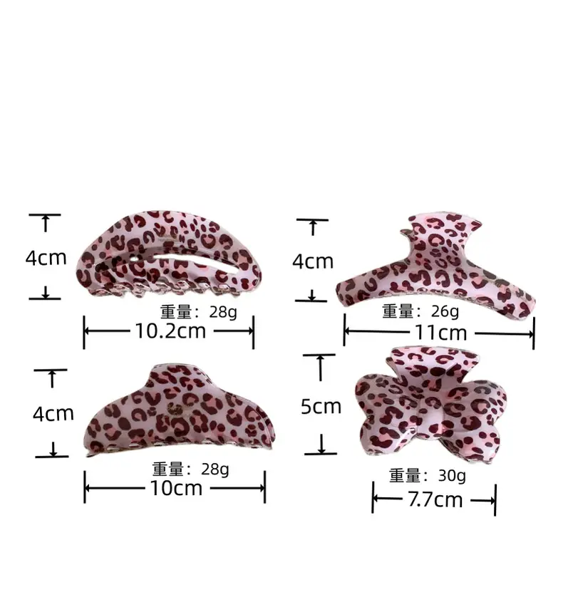 Pink Leopard Print Bow Grip Head Cover for Girls — feature 5