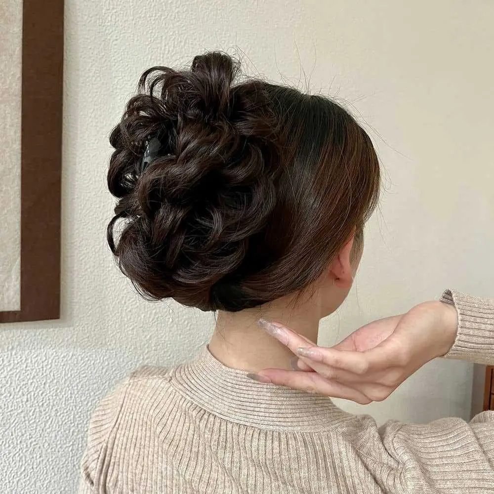 Natural Full-Length Hair Updo Clip Pony for Women — feature 14