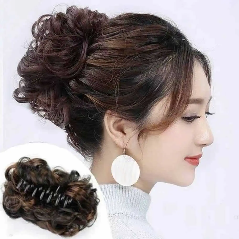 Natural Full-Length Hair Updo Clip Pony for Women — feature 2