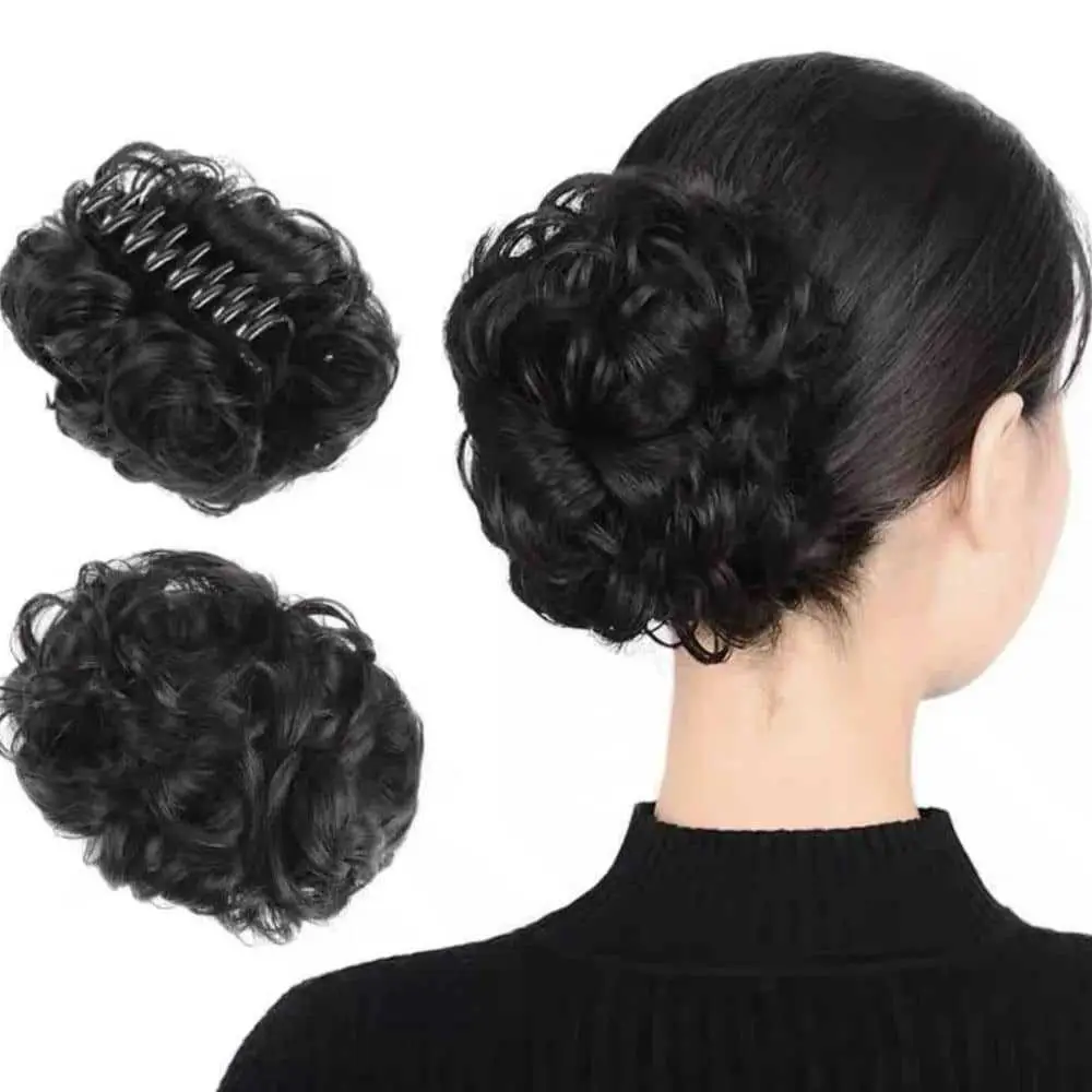 Natural Full-Length Hair Updo Clip Pony for Women — feature 4