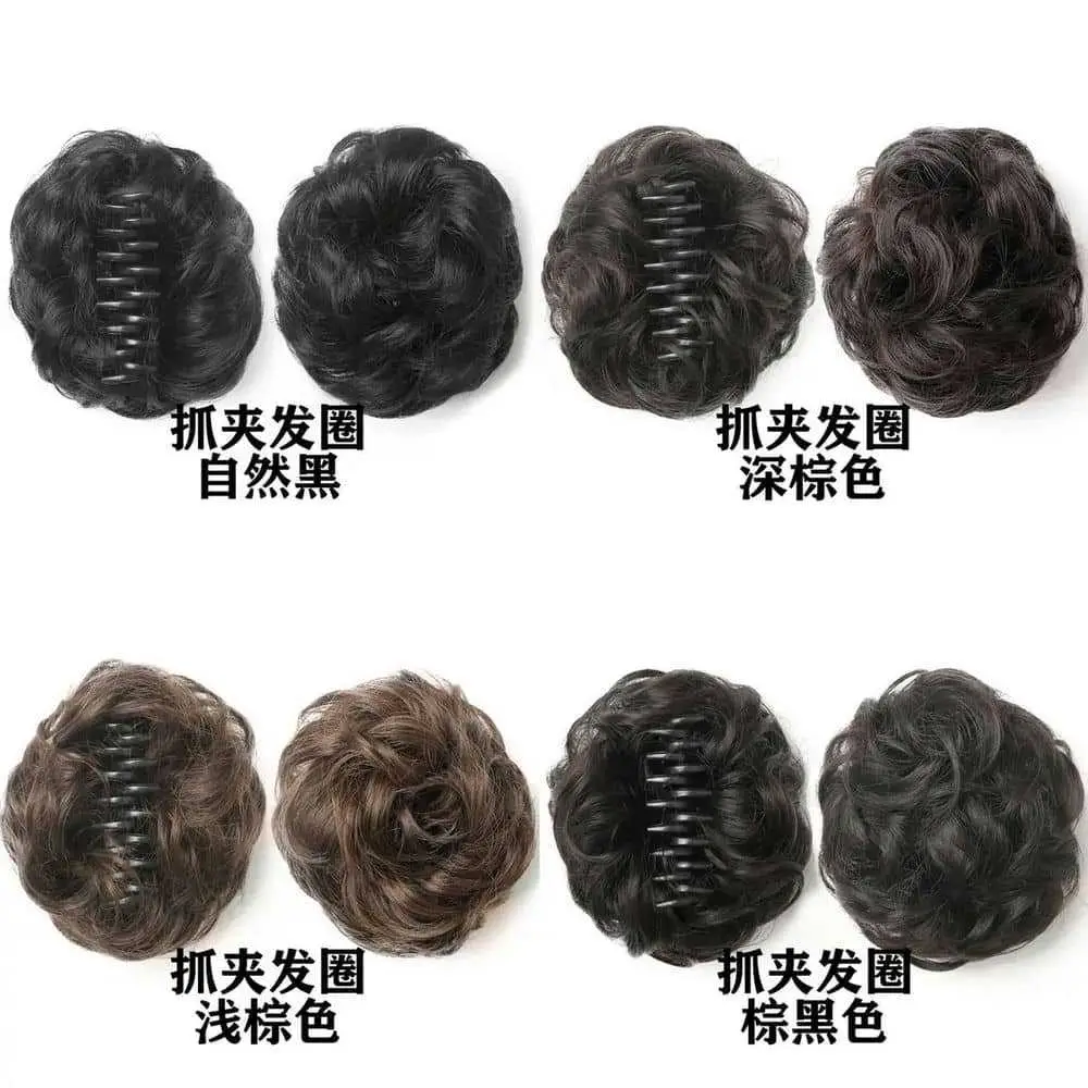 Natural Full-Length Hair Updo Clip Pony for Women — feature 6