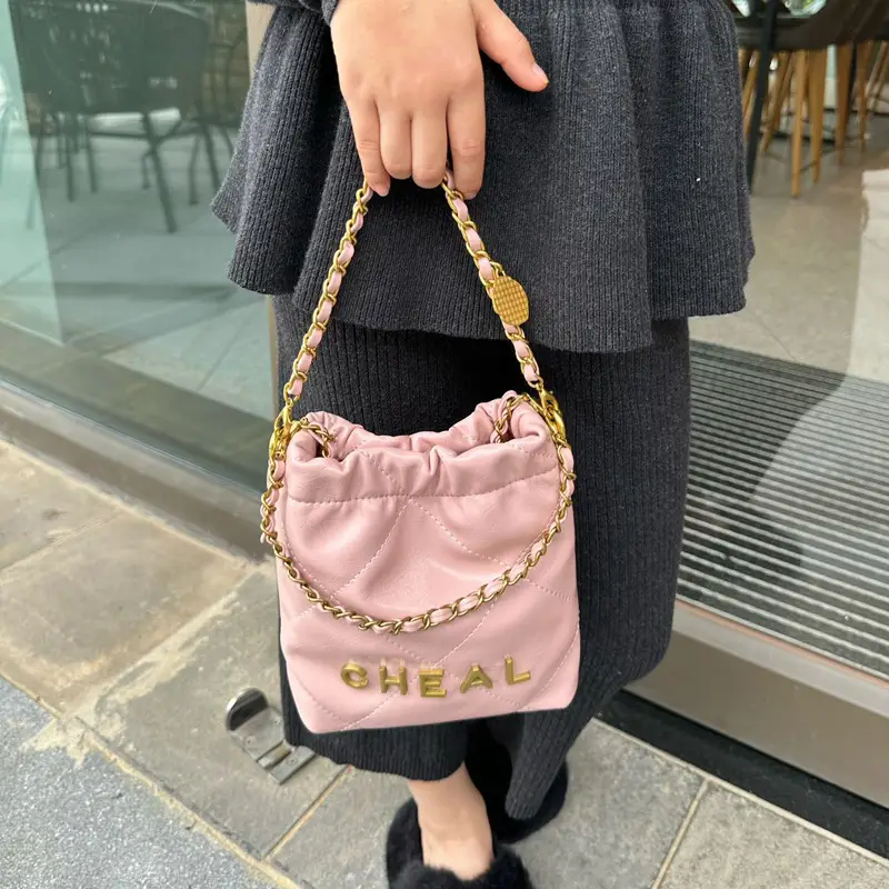 Blue Chiffon Shoulder Bag for Girls Stylish Crossbody - Image 4