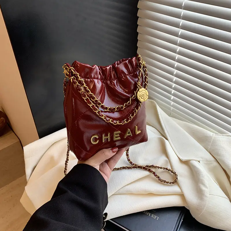 Blue Chiffon Shoulder Bag for Girls Stylish Crossbody - Image 5
