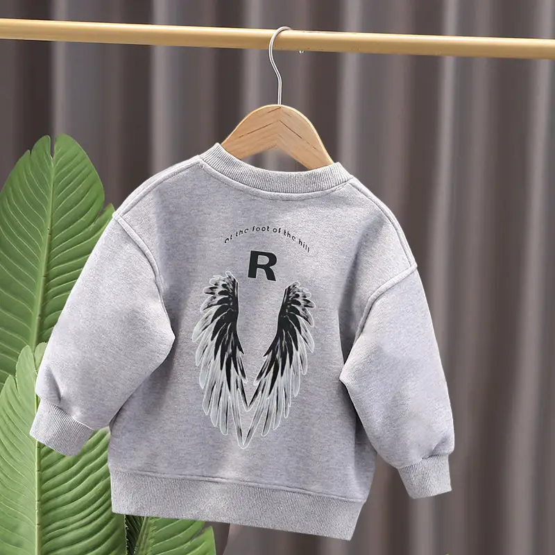 Children Cotton Sweater White R Wings 2023 - Image 7