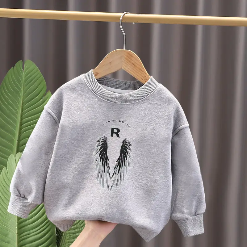 Children Cotton Sweater White R Wings 2023 - Image 9