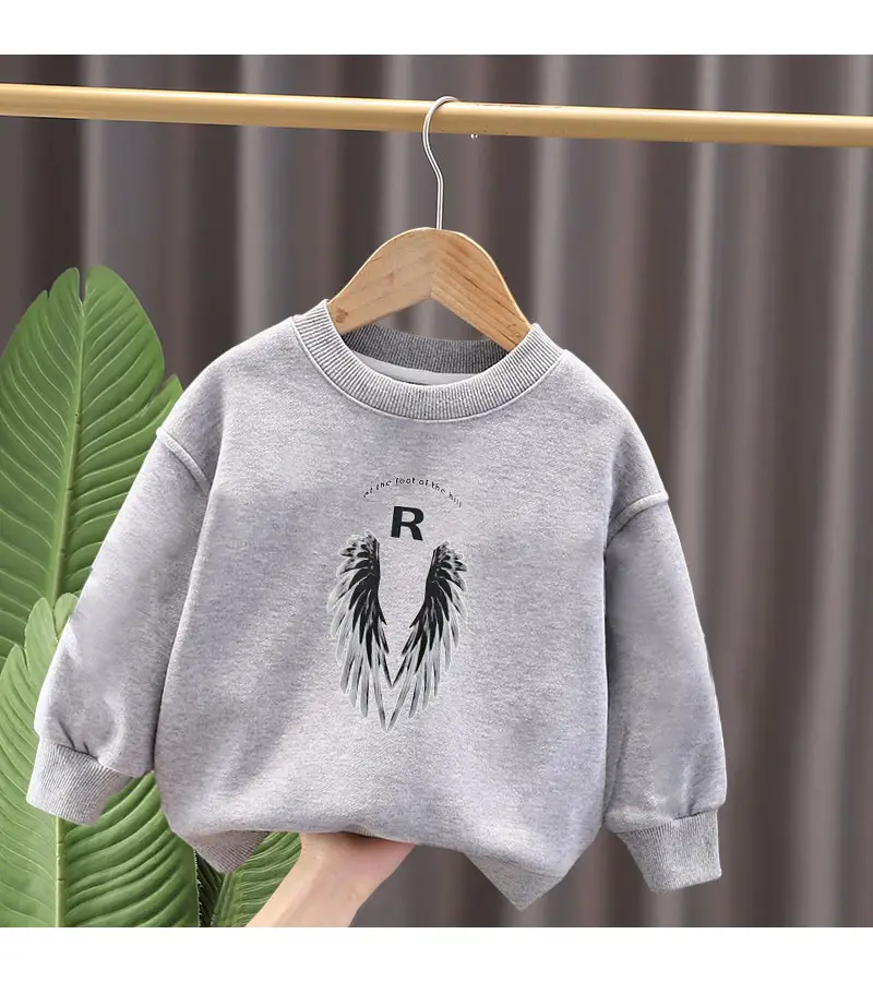 Children Cotton Sweater White R Wings 2023 — feature 12