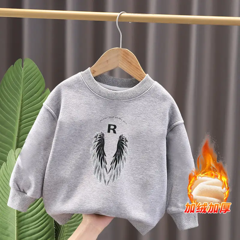Children Cotton Sweater White R Wings 2023 - Image 4