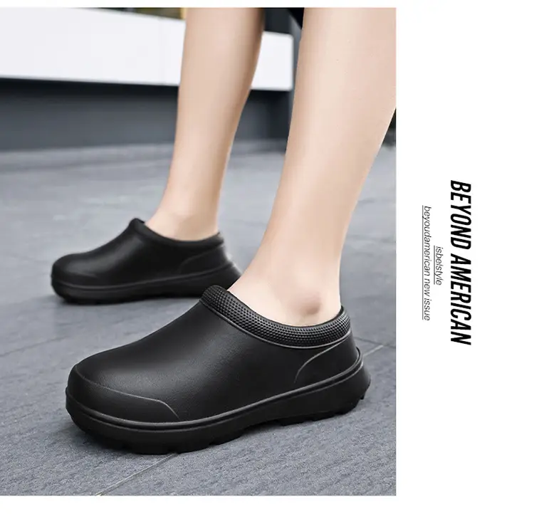 Waterproof Slippers for Female Students, Thick-Soled, Non-Slip, Cold-Proof, Warm, Closed-Toe Slippers, Summer British Style, Height-Increasing, Breathable — feature 10