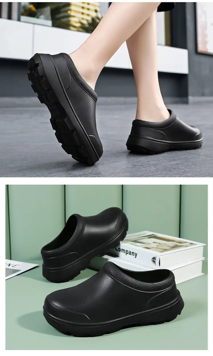 Waterproof Slippers for Female Students, Thick-Soled, Non-Slip, Cold-Proof, Warm, Closed-Toe Slippers, Summer British Style, Height-Increasing, Breathable — feature 11