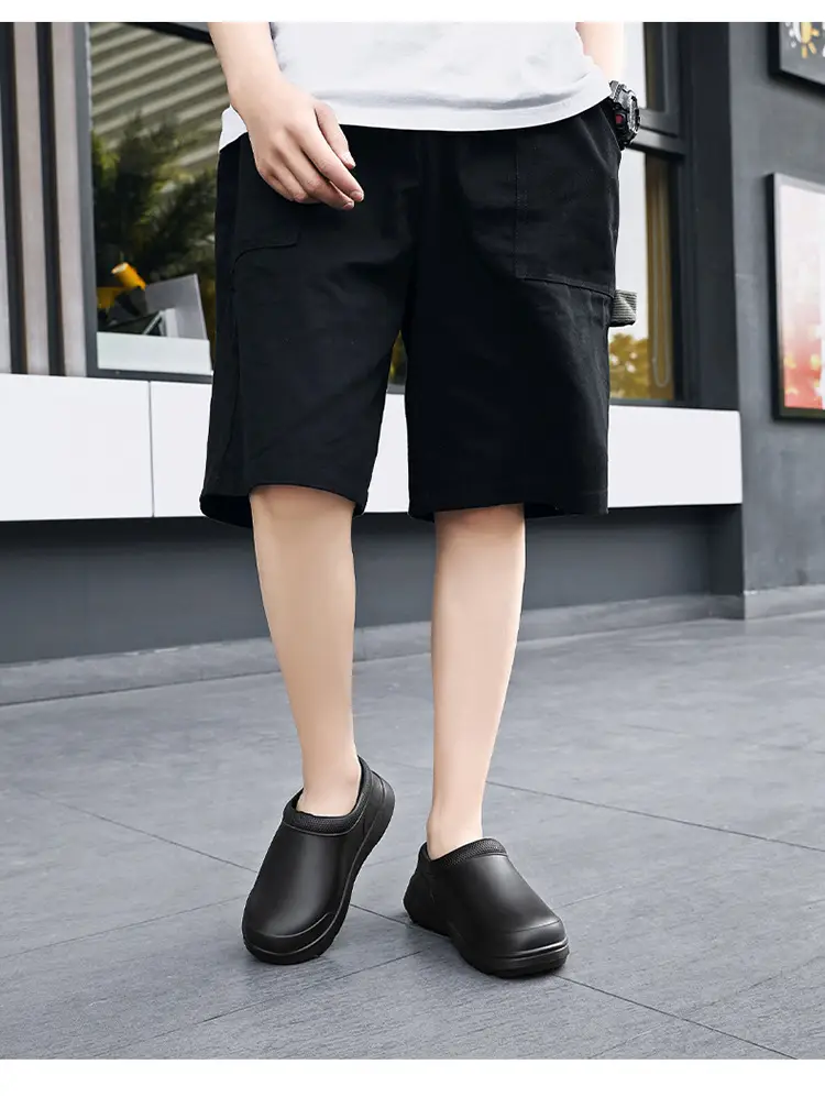 Waterproof Slippers for Female Students, Thick-Soled, Non-Slip, Cold-Proof, Warm, Closed-Toe Slippers, Summer British Style, Height-Increasing, Breathable — feature 14
