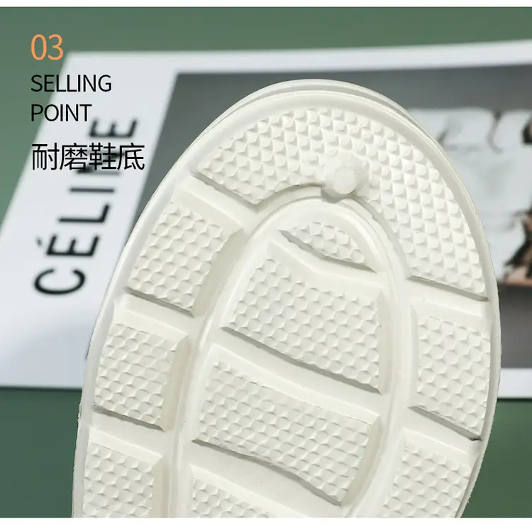 Waterproof Slippers for Female Students, Thick-Soled, Non-Slip, Cold-Proof, Warm, Closed-Toe Slippers, Summer British Style, Height-Increasing, Breathable — feature 7