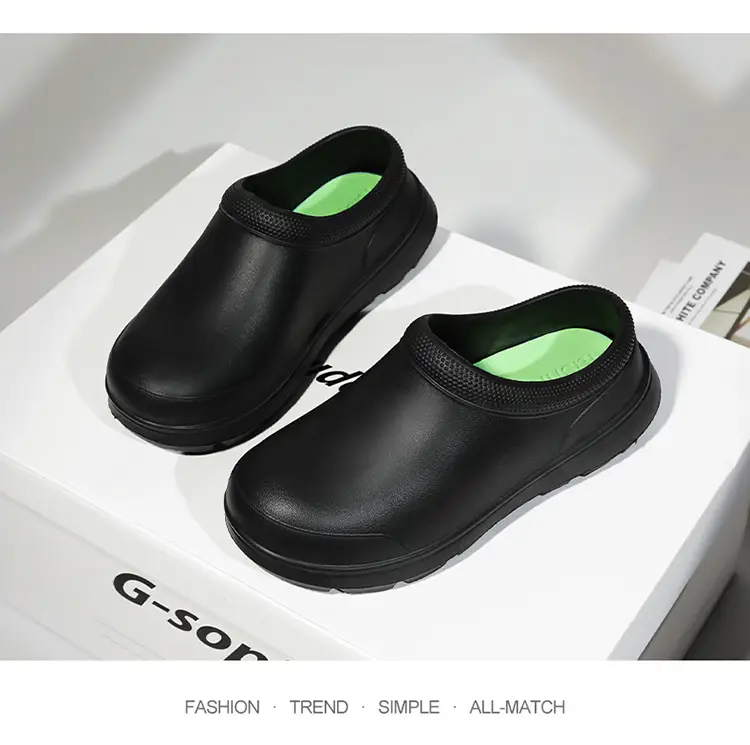 Waterproof Slippers for Female Students, Thick-Soled, Non-Slip, Cold-Proof, Warm, Closed-Toe Slippers, Summer British Style, Height-Increasing, Breathable — feature 9