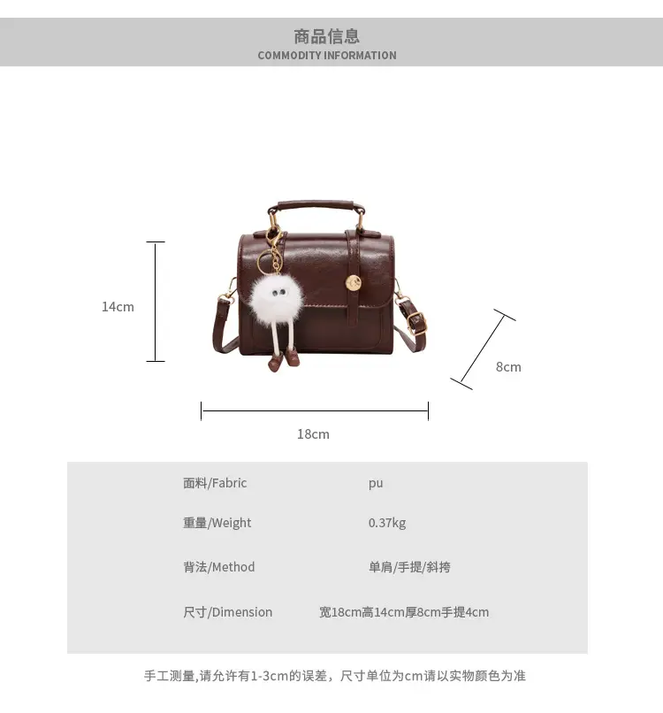 Women's Black Leather Shoulder Bag with Gold Plated Handles — feature 2