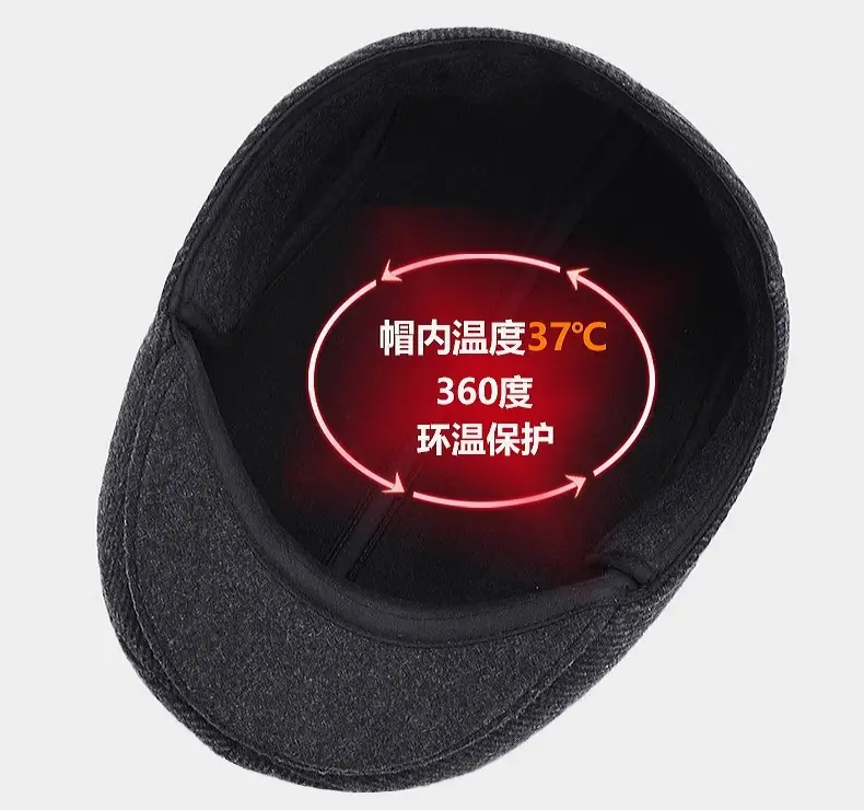 Winter Warm Duckbill Cap for Elderly Men — feature 11