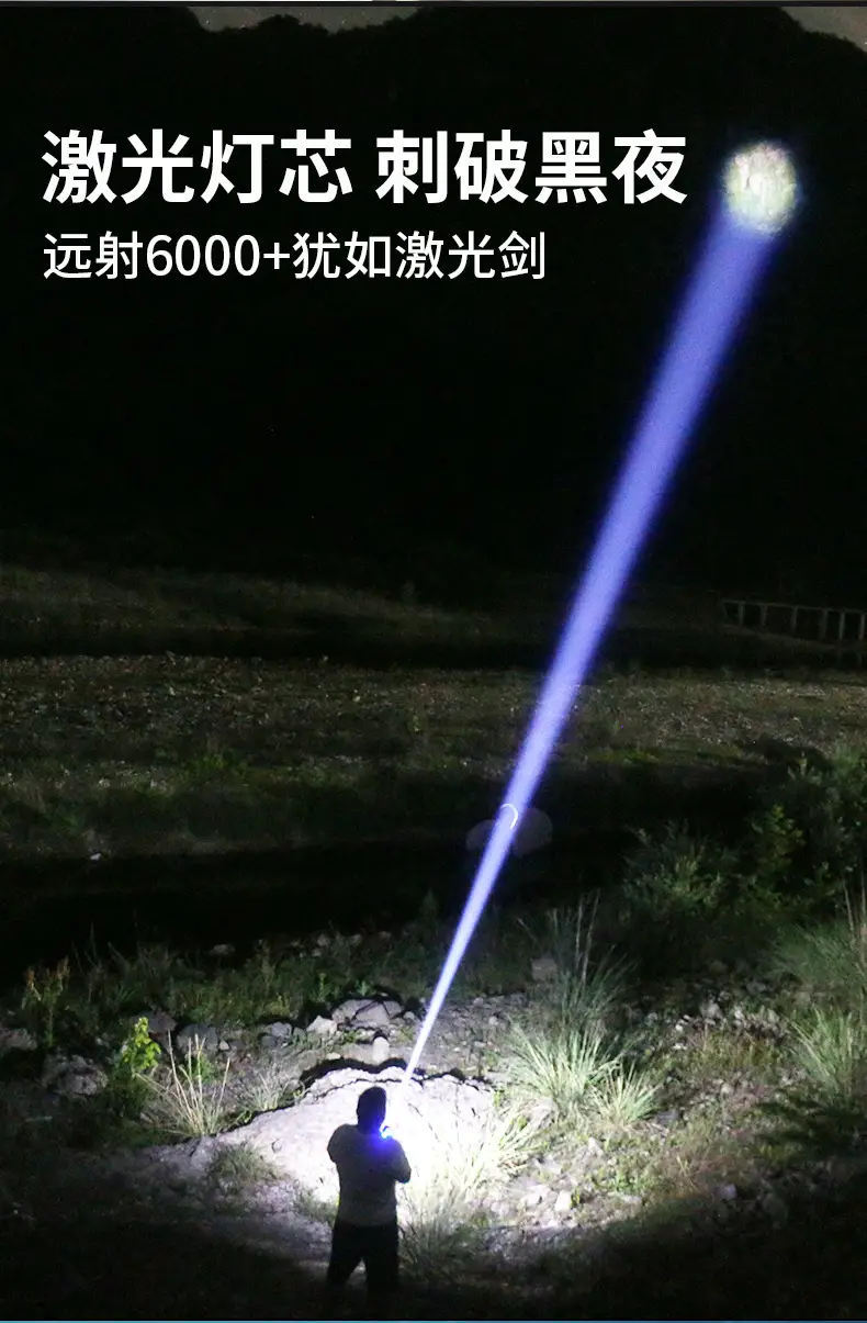 Ultra-Long-Range LED Flashlight with Type-C Charging β feature 5
