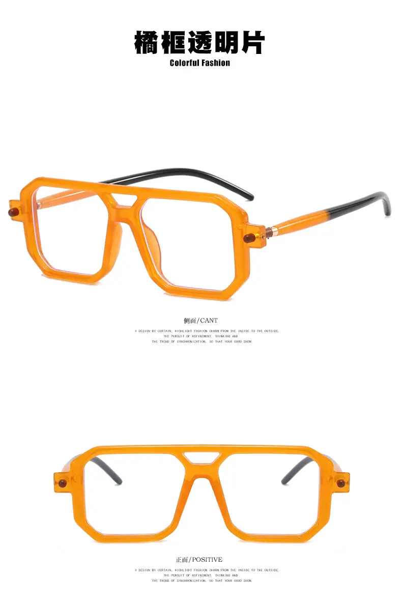 Square Eyeglasses with Black Frame Light Grey Lens — feature 16