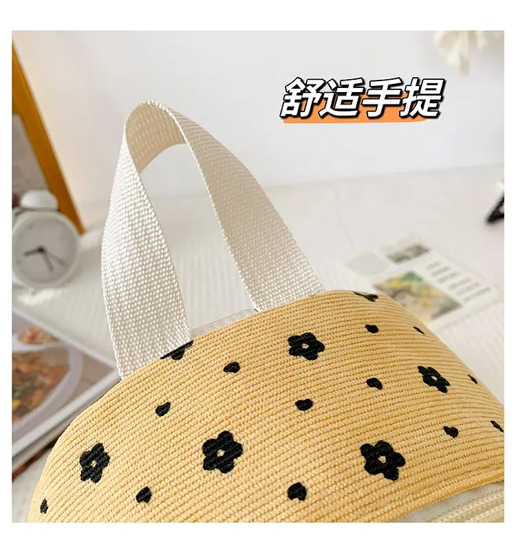 Japanese Style Mini Backpack for Girls White Floral Multi-Purpose Shoulder Bag — feature 8