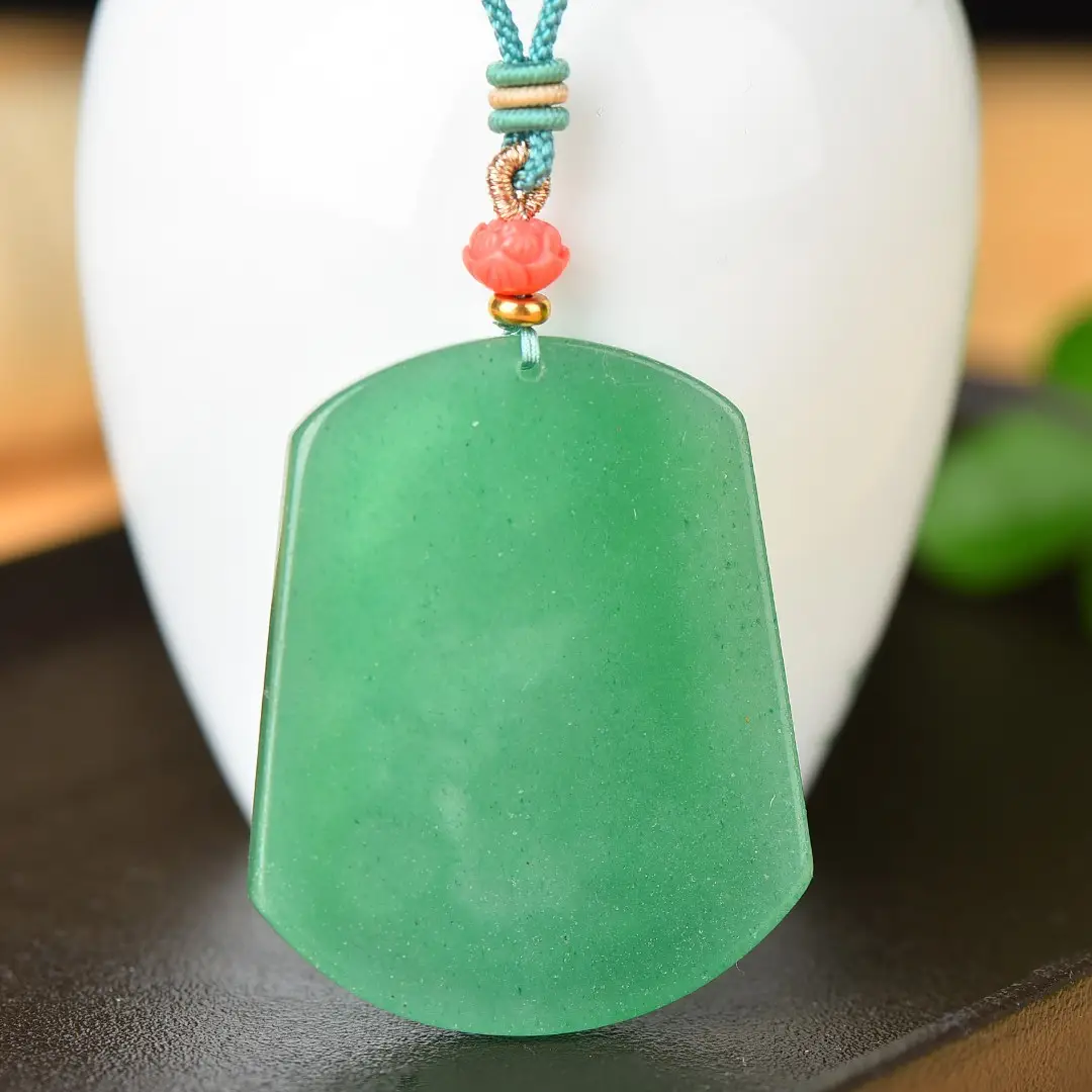 Green Jade Pendant Necklace for Women