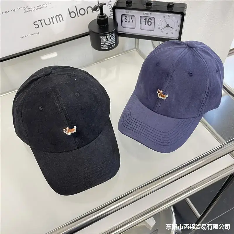 Women's Blue Embroidered Baseball Cap with Logo - Image 9