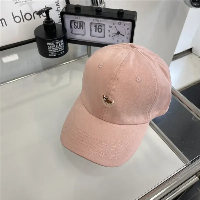Women's Blue Embroidered Baseball Cap with Logo - Image 2