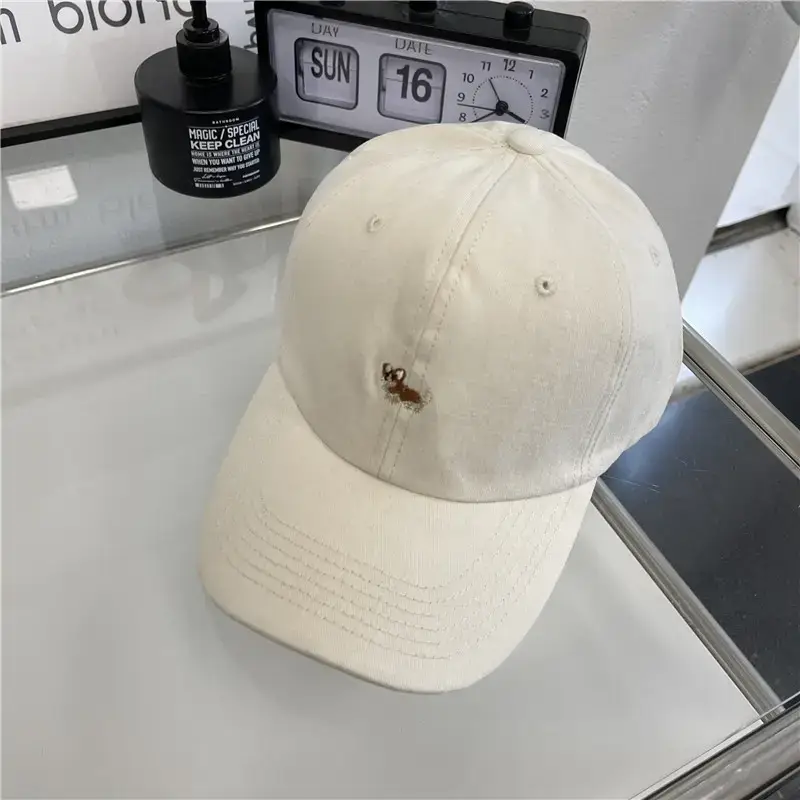 Women's Blue Embroidered Baseball Cap with Logo - Image 3
