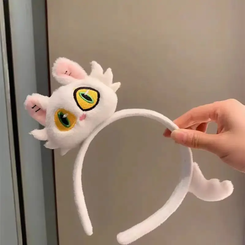 Cute Cartoon Cat Headband for Women Brown