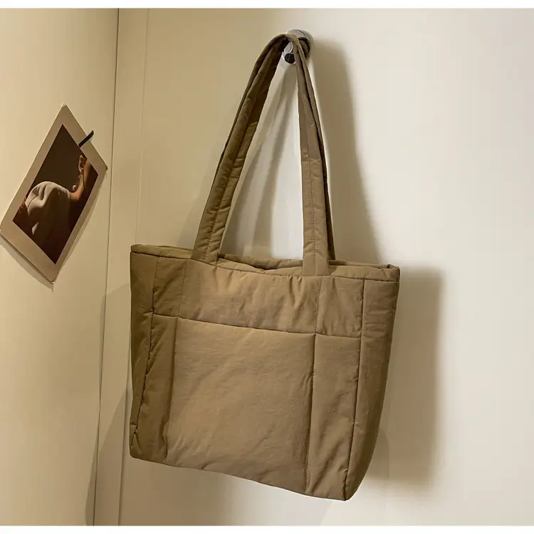 New College Student Canvas Tote Bag Purple Large Capacity — feature 18