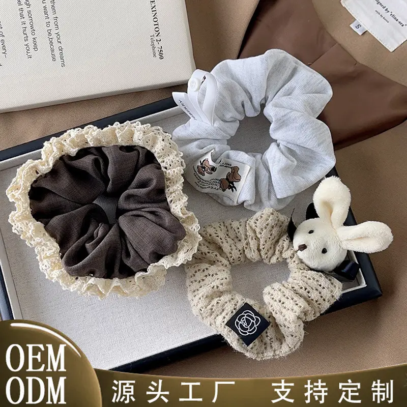 Autumn Woolen Hair Ties for Women