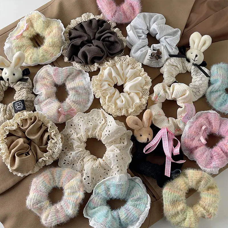 Autumn Woolen Hair Ties for Women — feature 2
