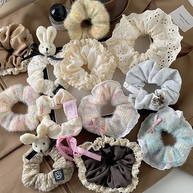 Autumn Woolen Hair Ties for Women — feature 7