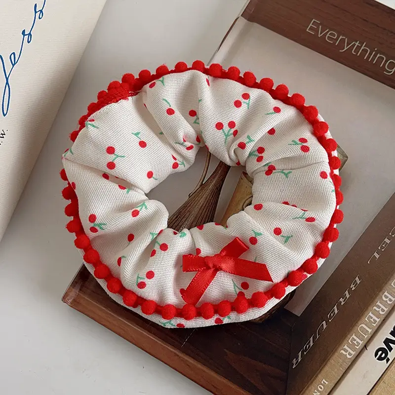 Cherry hair ring