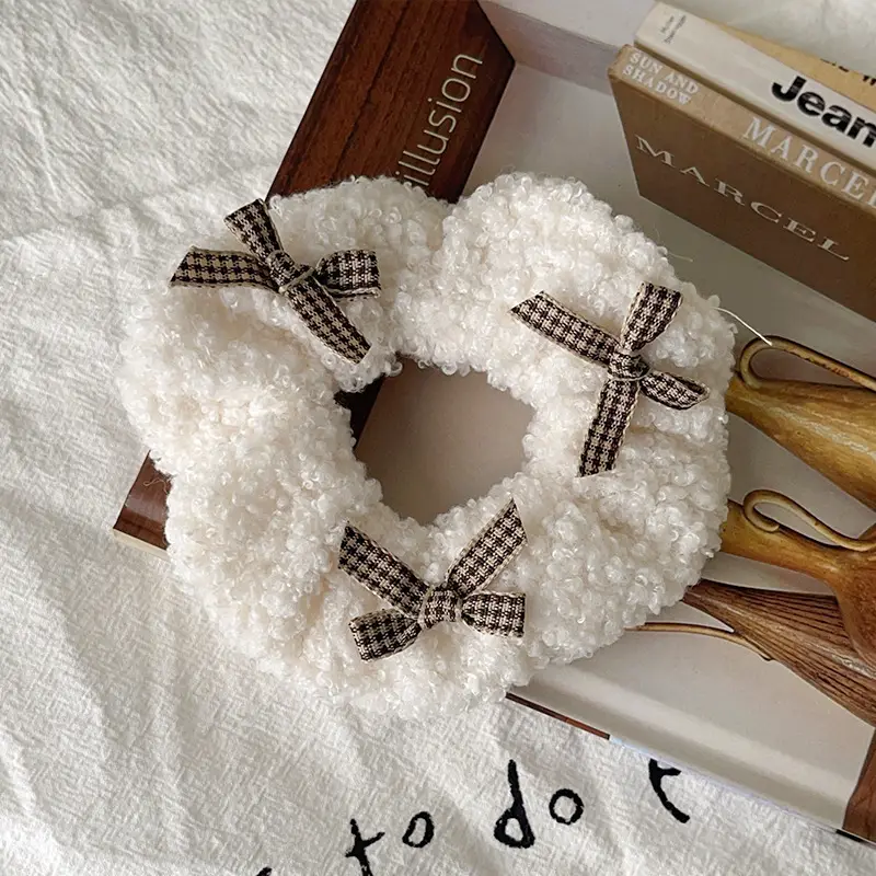 Autumn Woolen Hair Ties for Women